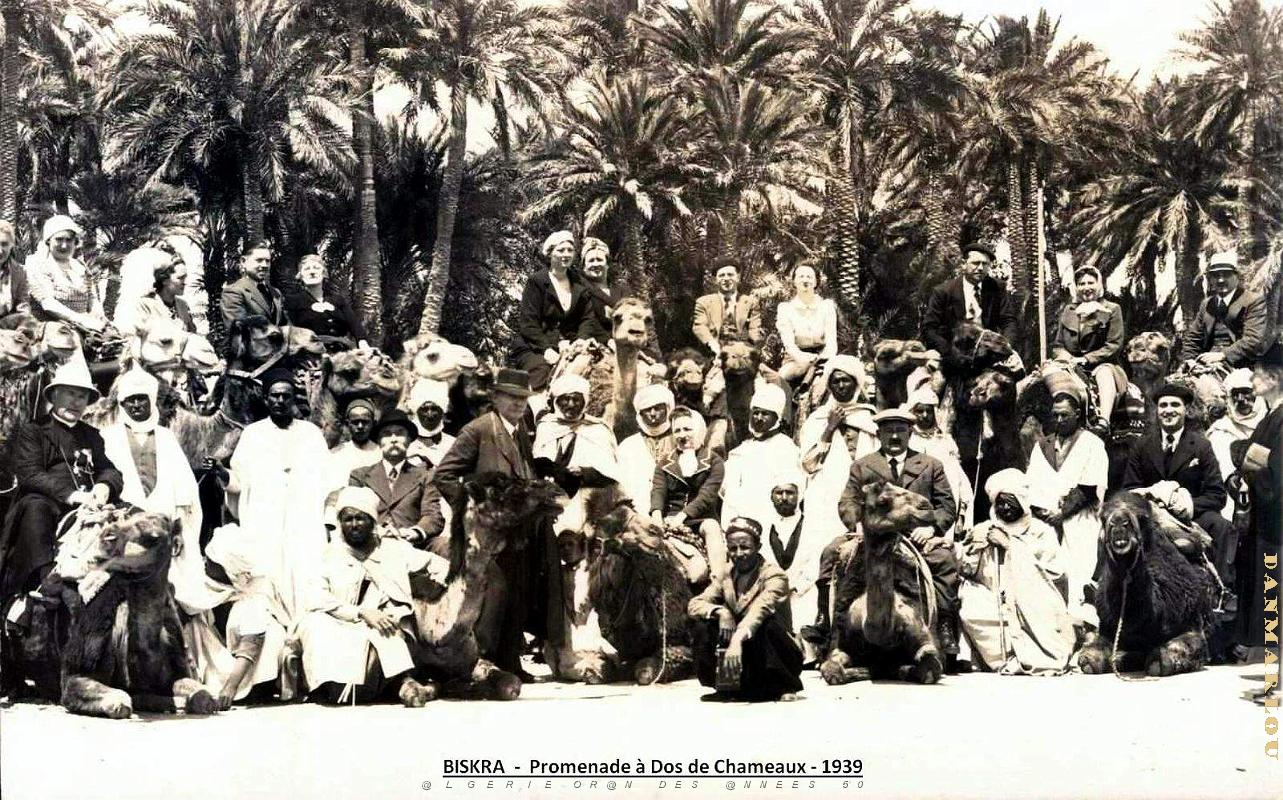 Biskra - Promenade a Dos de Chameaux - 1939.jpg
